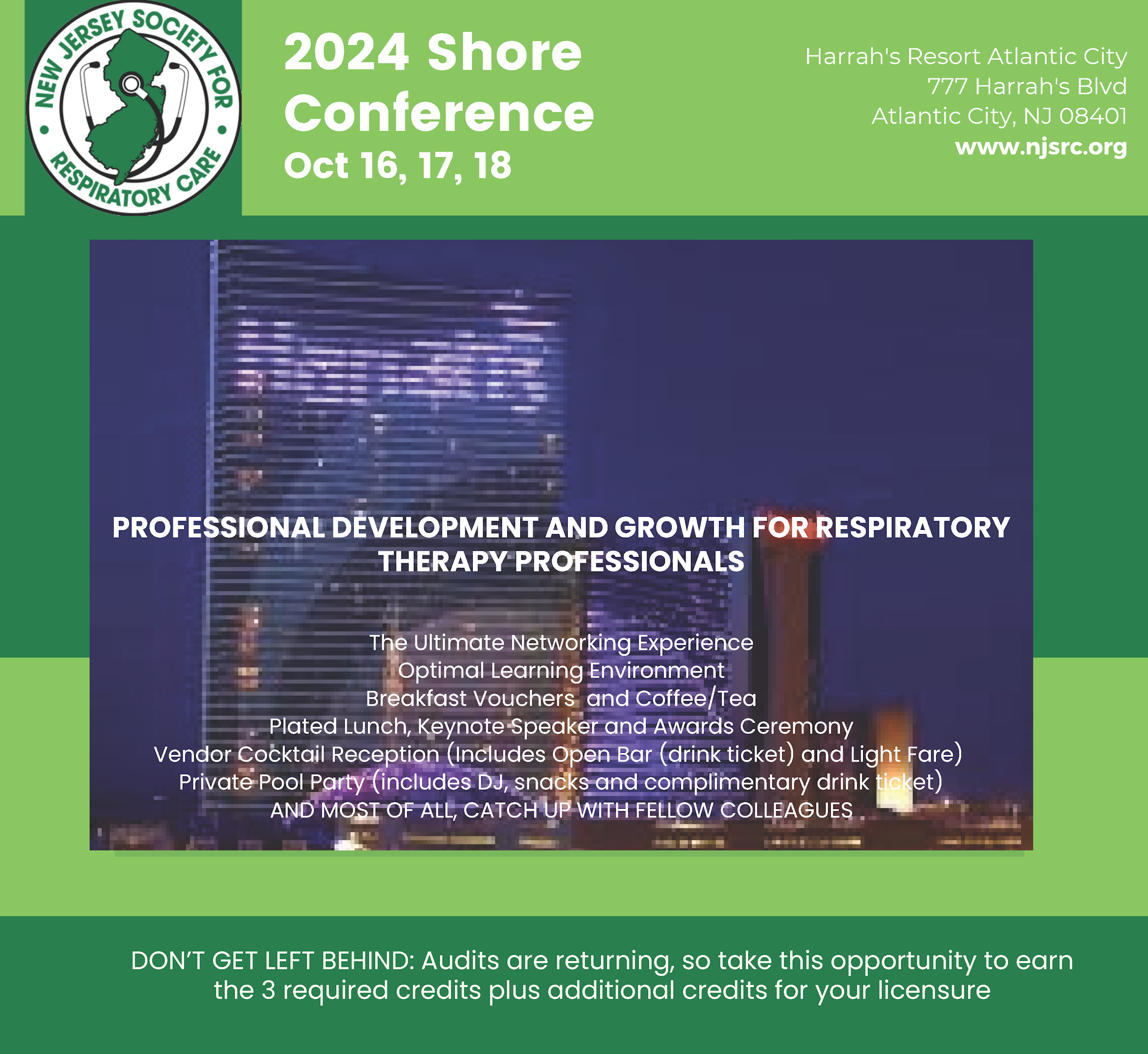 2024 NJSRC Shore Conference infographic